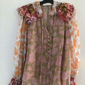 Floral Zimmermann Boho Blouse